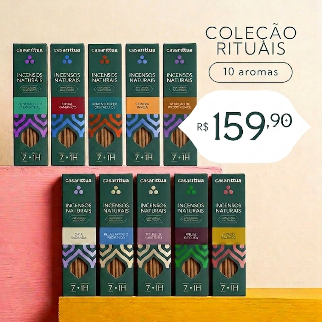Coleção Rituais Casa Rittua - 10 Aromas e Intenções