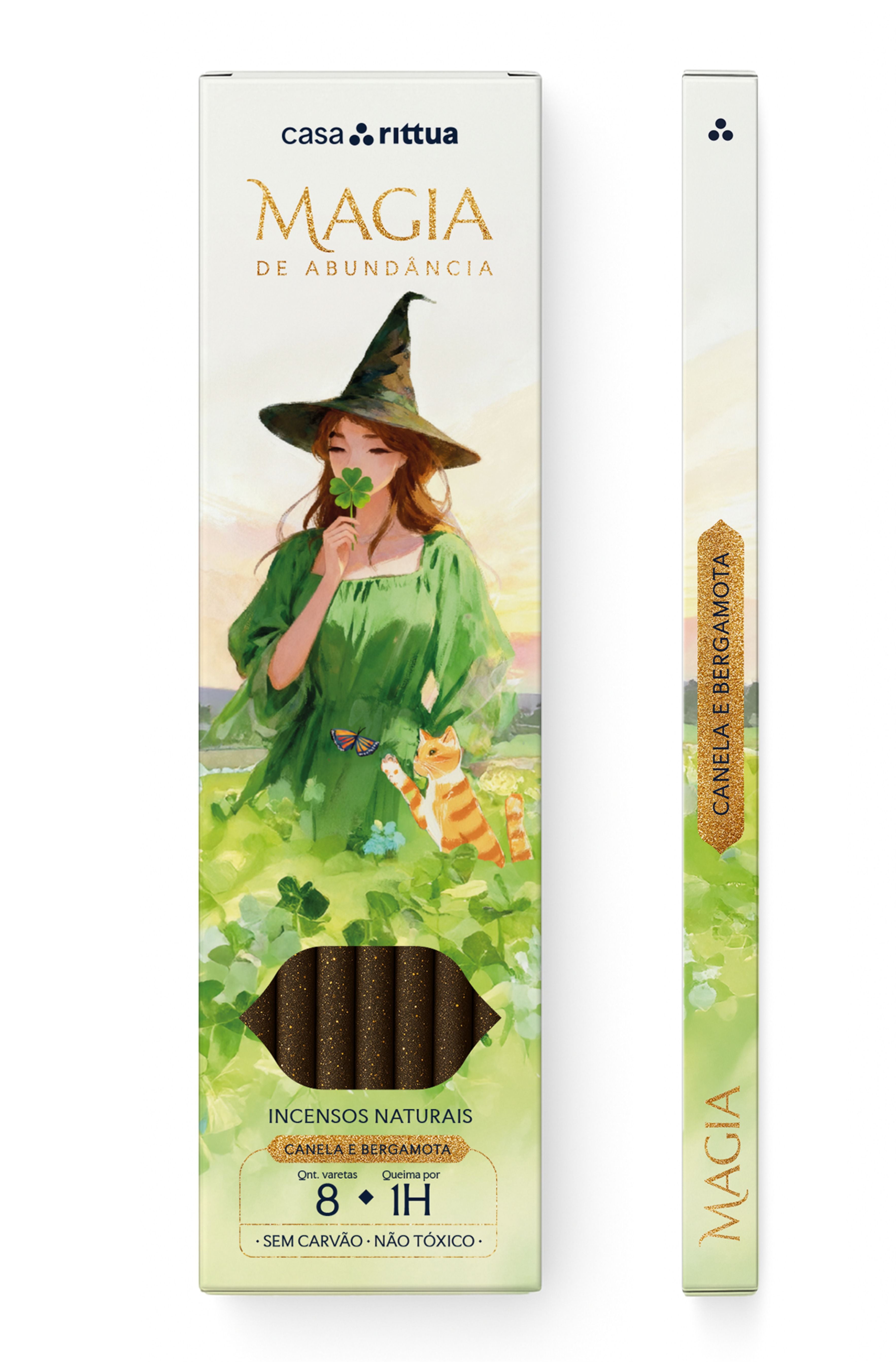 Incenso Magia de Abundância - Canela e Bergamota