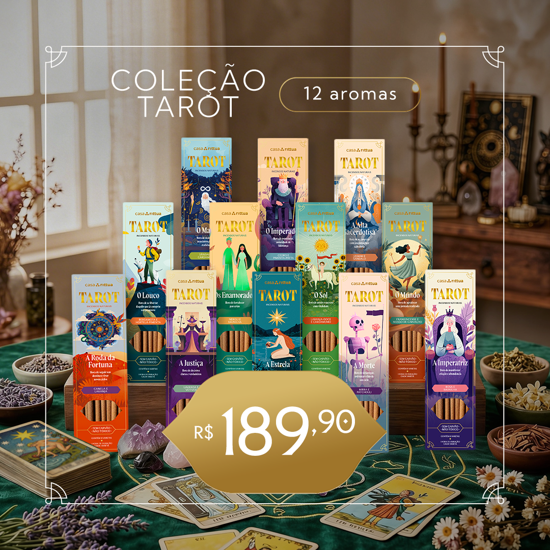 Coleção Tarô Casa Rittua - 12 Aromas e Arquétipos