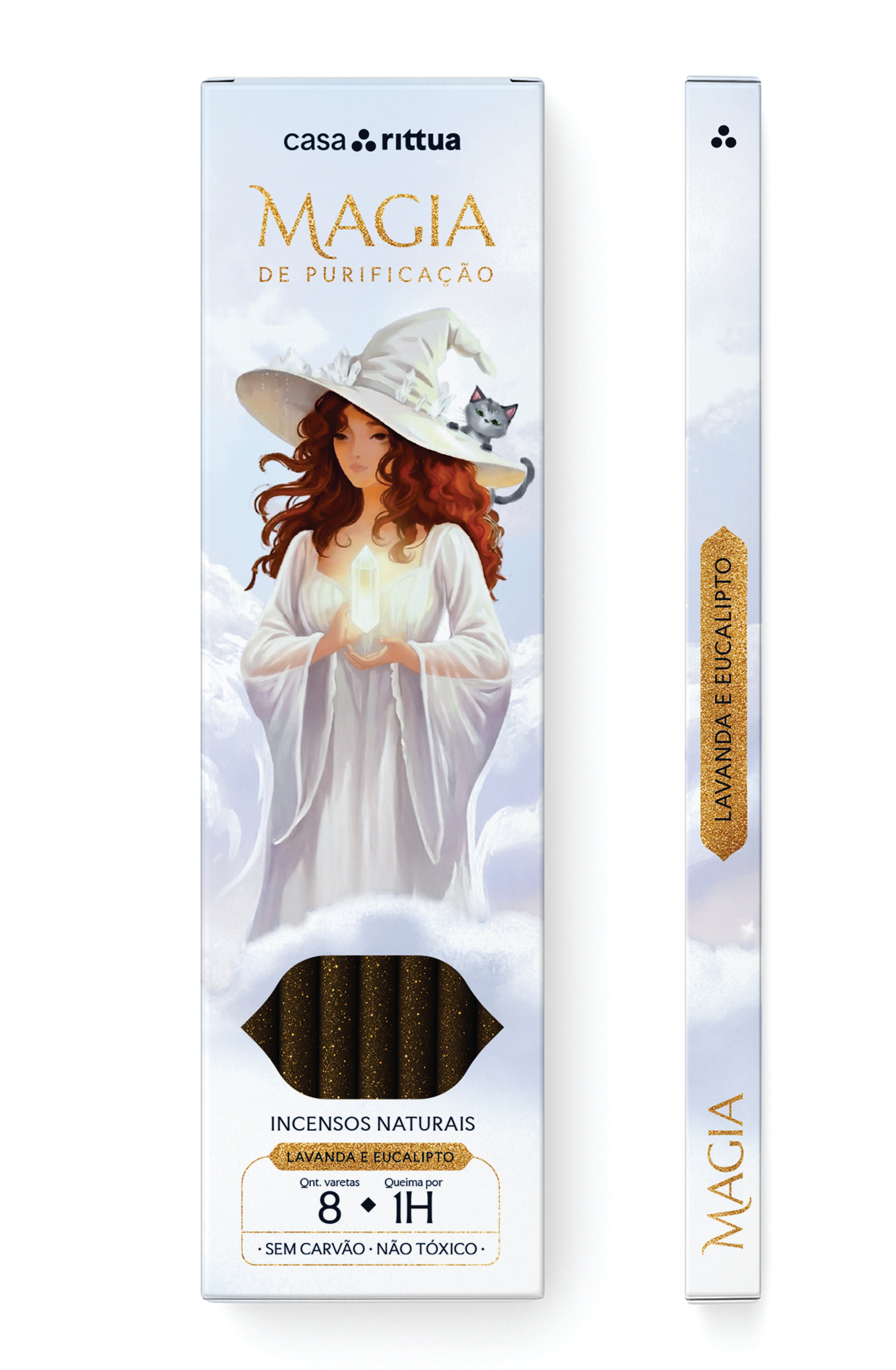 Incenso Magia de Purificação - Lavanda e Eucalipto
