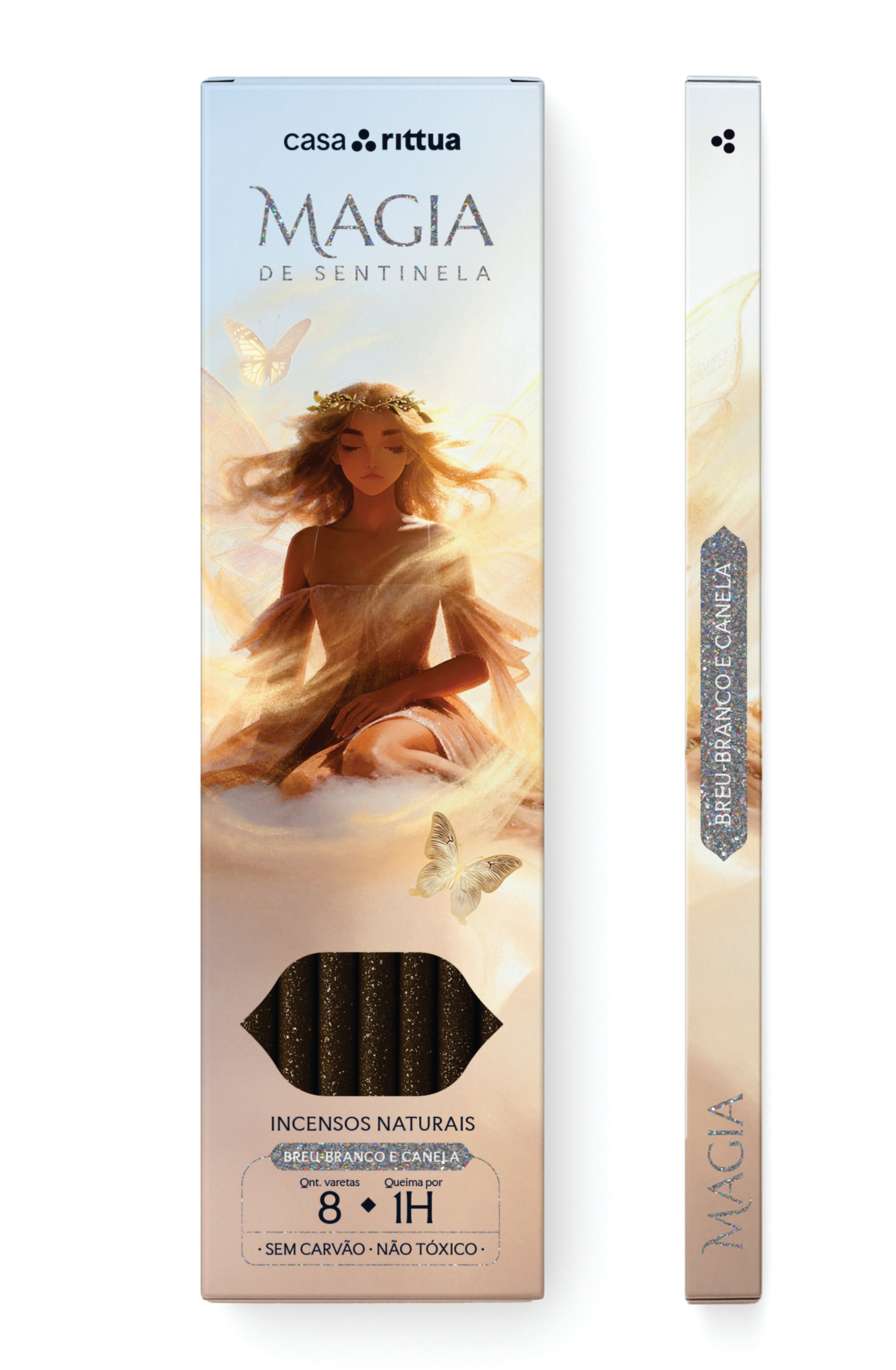 Incenso Magia de Sentinela - Breu-Branco e Canela